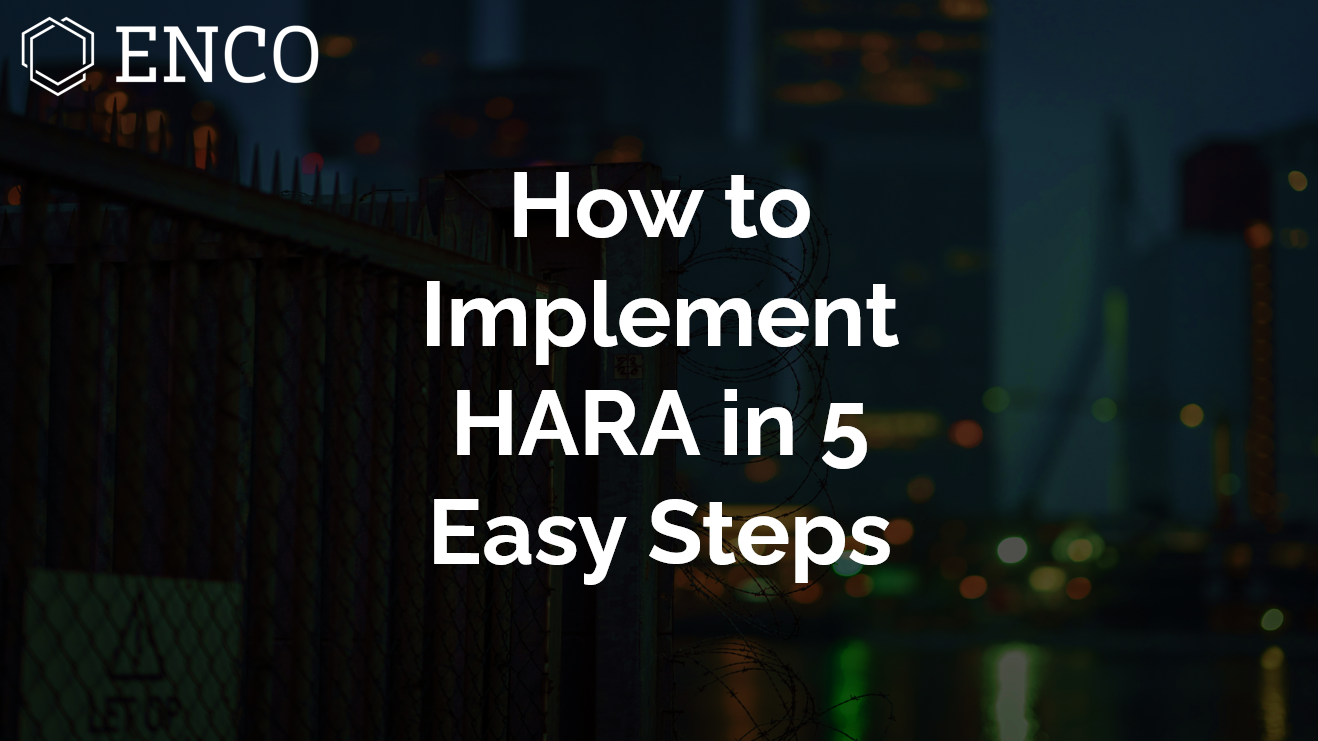 如何通过5个简单步骤实施HARA